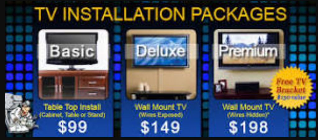 Cost Comparison of TV Mounting Installation